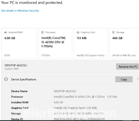 Dell Core i5 Gen Laptop